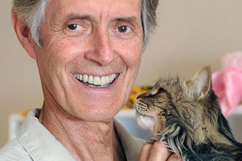 Gregory Castle, former CEO of Best Friends, and cat. Best Friends is continually working to build and support a successful animal coalition.