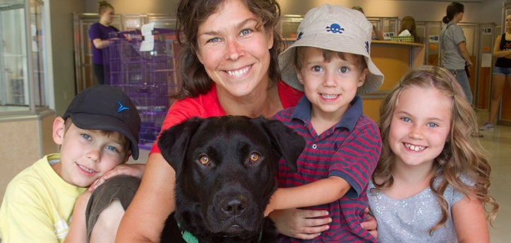 The adoption of Rookie the dog at the Salt Lake City Adoption Center